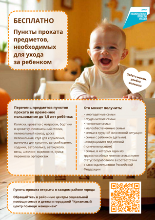 Плакат-пункты проката